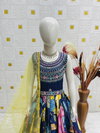 Oc 223 Heavy Chinon With Embroidery Sequence Work Kids Girs Wear Gown Collection Wholesale Online